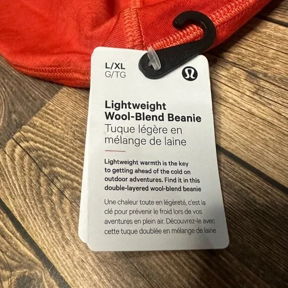 Lululemon Lightweight Wool Blend Beanie NWT Size L/XL (PPNC) - Picture 6 of 7